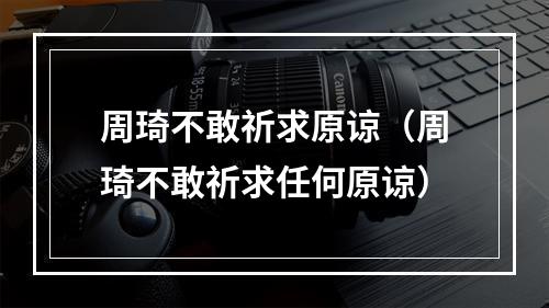 周琦不敢祈求原谅（周琦不敢祈求任何原谅）