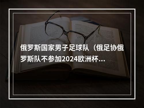 俄罗斯国家男子足球队（俄足协俄罗斯队不参加2024欧洲杯预选赛抽签）