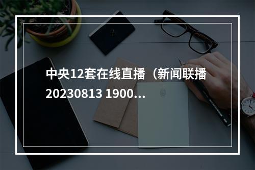 中央12套在线直播（新闻联播 20230813 1900）