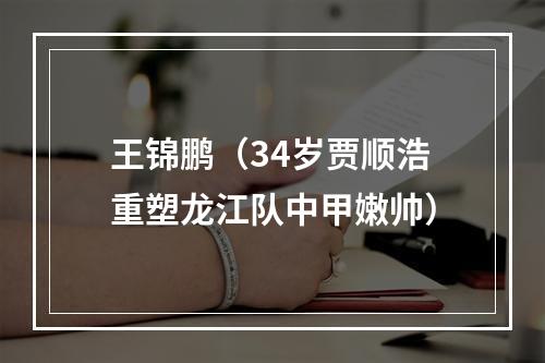 王锦鹏（34岁贾顺浩重塑龙江队中甲嫩帅）