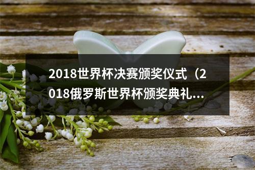 2018世界杯决赛颁奖仪式（2018俄罗斯世界杯颁奖典礼 冠亚军各项颁奖仪式视频录像）