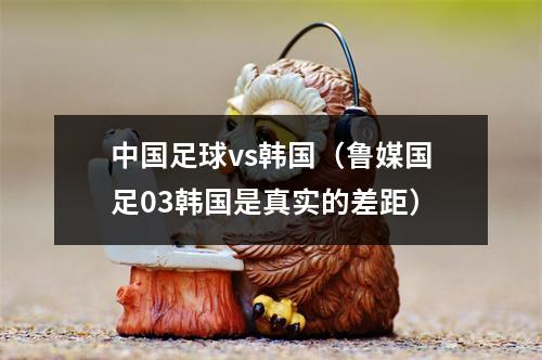 中国足球vs韩国（鲁媒国足03韩国是真实的差距）
