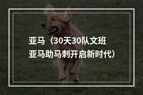 亚马（30天30队文班亚马助马刺开启新时代）