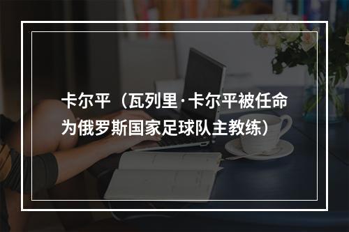 卡尔平（瓦列里·卡尔平被任命为俄罗斯国家足球队主教练）