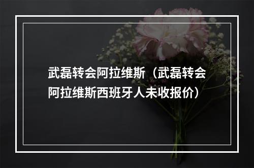 武磊转会阿拉维斯（武磊转会阿拉维斯西班牙人未收报价）