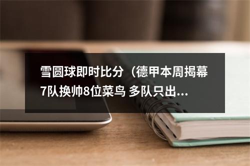 雪圆球即时比分（德甲本周揭幕 7队换帅8位菜鸟 多队只出不进 争冠仍是二人转）
