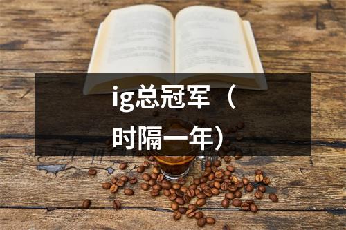 ig总冠军（时隔一年）