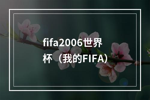 fifa2006世界杯（我的FIFA）