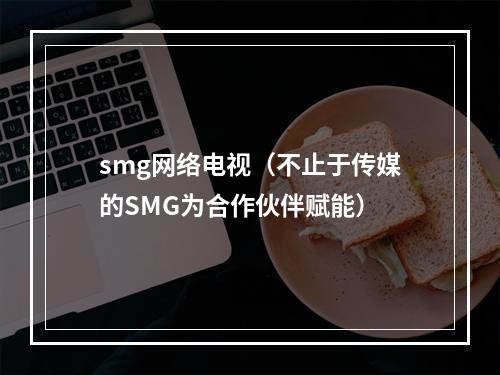smg网络电视（不止于传媒的SMG为合作伙伴赋能）