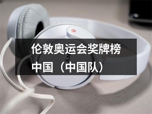 伦敦奥运会奖牌榜中国（中国队）