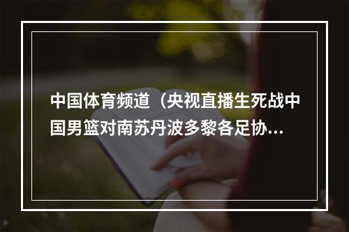 中国体育频道（央视直播生死战中国男篮对南苏丹波多黎各足协杯未安排）