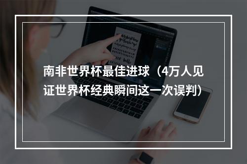 南非世界杯最佳进球（4万人见证世界杯经典瞬间这一次误判）