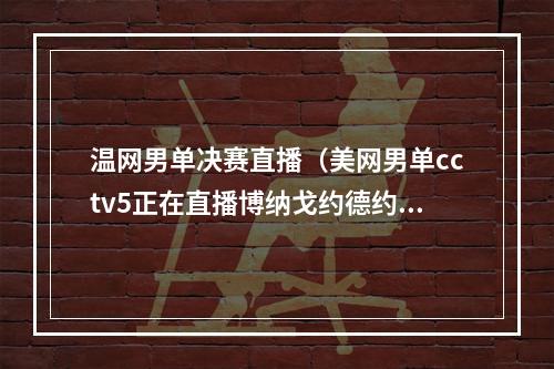 温网男单决赛直播（美网男单cctv5正在直播博纳戈约德约科维奇 全程完整视频）