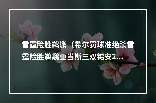雷霆险胜鹈鹕（希尔罚球准绝杀雷霆险胜鹈鹕亚当斯三双锡安29分）