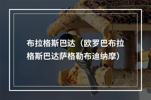 布拉格斯巴达（欧罗巴布拉格斯巴达萨格勒布迪纳摩）