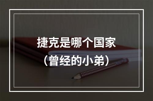 捷克是哪个国家（曾经的小弟）