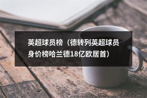 英超球员榜（德转列英超球员身价榜哈兰德18亿欧居首）
