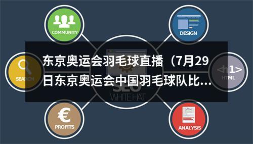 东京奥运会羽毛球直播（7月29日东京奥运会中国羽毛球队比赛时间在线观看直播官方入口）
