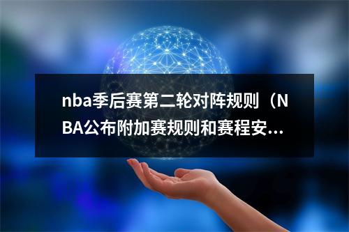 nba季后赛第二轮对阵规则（NBA公布附加赛规则和赛程安排）