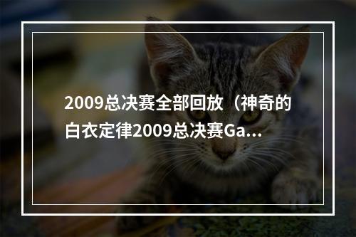 2009总决赛全部回放（神奇的白衣定律2009总决赛Game 2）