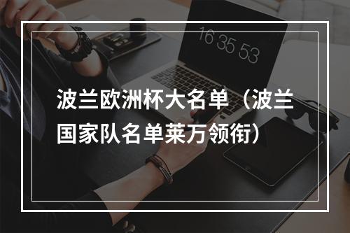 波兰欧洲杯大名单（波兰国家队名单莱万领衔）