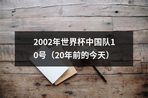 2002年世界杯中国队10号（20年前的今天）