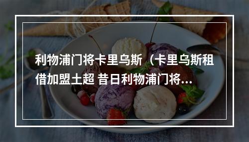 利物浦门将卡里乌斯（卡里乌斯租借加盟土超 昔日利物浦门将抵达机场大受球迷欢迎）
