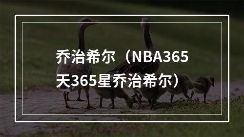 乔治希尔（NBA365天365星乔治希尔）