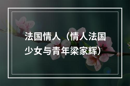 法国情人（情人法国少女与青年梁家辉）
