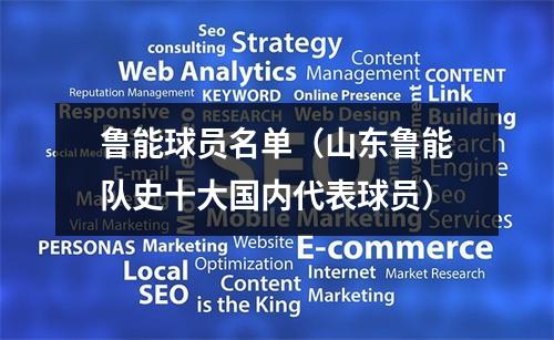 鲁能球员名单（山东鲁能队史十大国内代表球员）