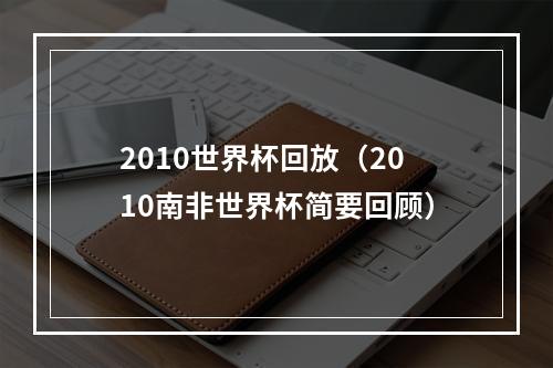 2010世界杯回放（2010南非世界杯简要回顾）