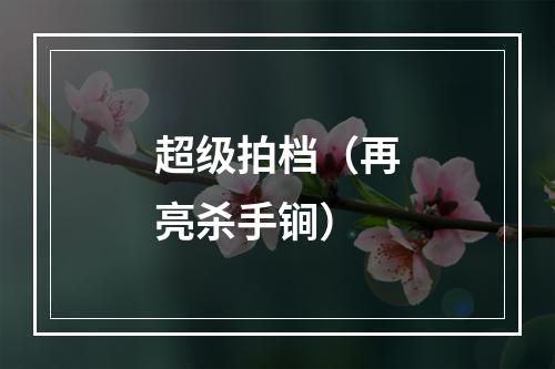 超级拍档（再亮杀手锏）