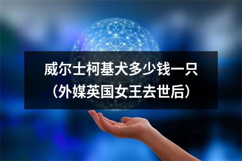 威尔士柯基犬多少钱一只（外媒英国女王去世后）