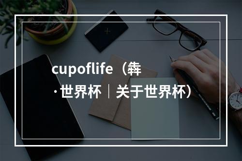 cupoflife（犇·世界杯｜关于世界杯）