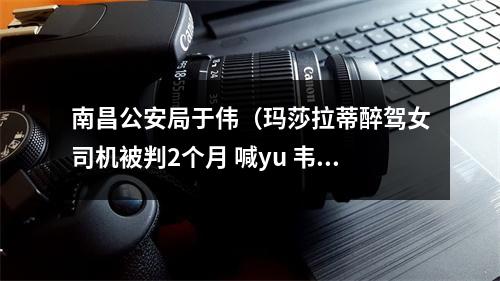 南昌公安局于伟（玛莎拉蒂醉驾女司机被判2个月 喊yu 韦）
