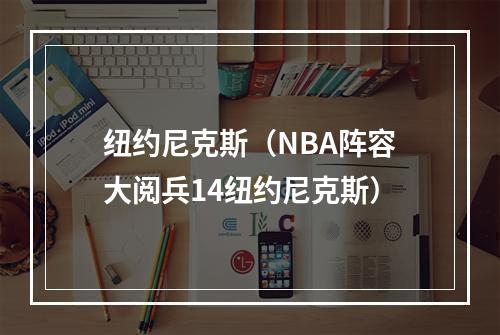 纽约尼克斯（NBA阵容大阅兵14纽约尼克斯）