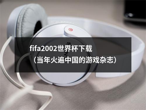 fifa2002世界杯下载（当年火遍中国的游戏杂志）