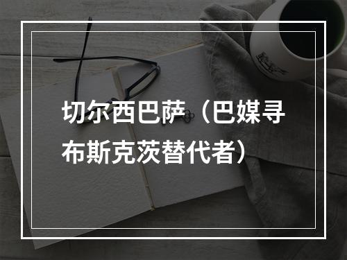 切尔西巴萨（巴媒寻布斯克茨替代者）