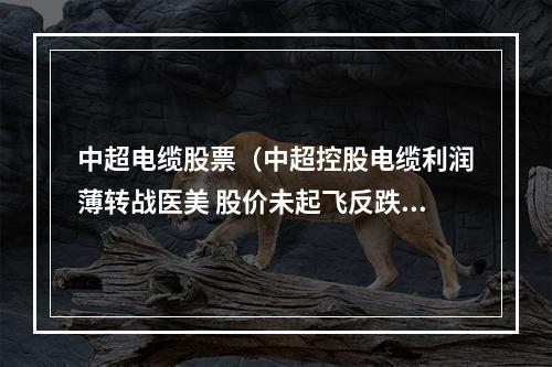 中超电缆股票（中超控股电缆利润薄转战医美 股价未起飞反跌307）