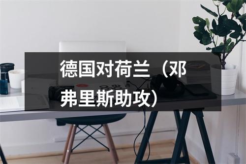 德国对荷兰（邓弗里斯助攻）
