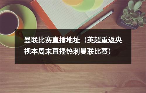 曼联比赛直播地址（英超重返央视本周末直播热刺曼联比赛）