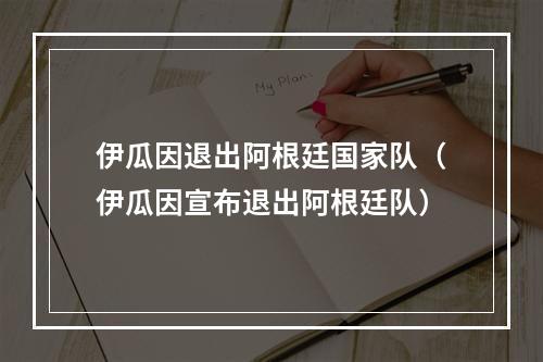 伊瓜因退出阿根廷国家队（伊瓜因宣布退出阿根廷队）