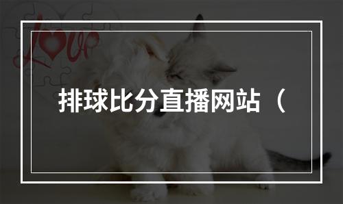排球比分直播网站（