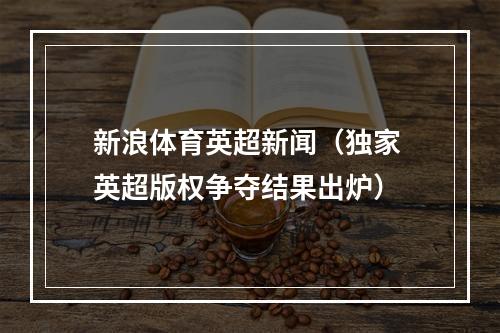新浪体育英超新闻（独家 英超版权争夺结果出炉）