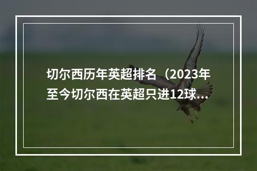 切尔西历年英超排名（2023年至今切尔西在英超只进12球）