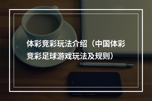体彩竞彩玩法介绍（中国体彩竞彩足球游戏玩法及规则）