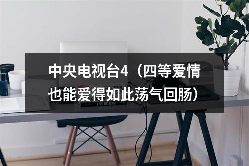 中央电视台4（四等爱情也能爱得如此荡气回肠）