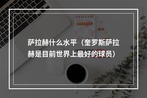 萨拉赫什么水平（奎罗斯萨拉赫是目前世界上最好的球员）