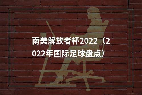 南美解放者杯2022（2022年国际足球盘点）