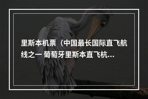里斯本机票（中国最长国际直飞航线之一 葡萄牙里斯本直飞杭州）